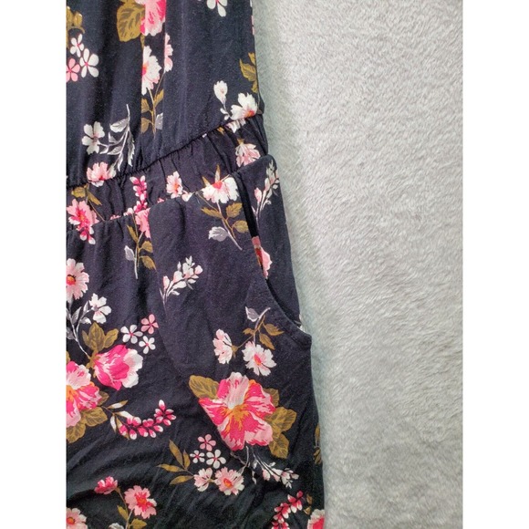 Lascana for Venus Romper Women Medium Multi Floral 100% Viscose Spaghetti Straps - Picture 5 of 8